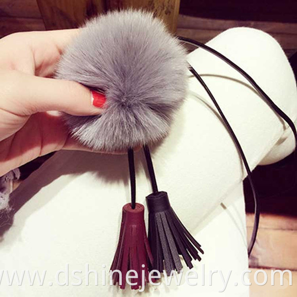 Fur Ball Necklace